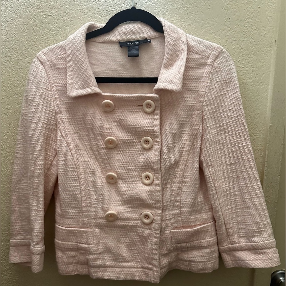 COPY - Woman’s Arden B pink double button jacks